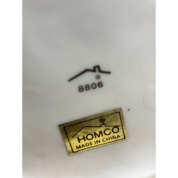 Homco Porcelain Angel Figurine 8806 With Floral Bouquet - Picture 5 of 11